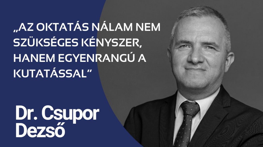 Csupor Dezső interjú